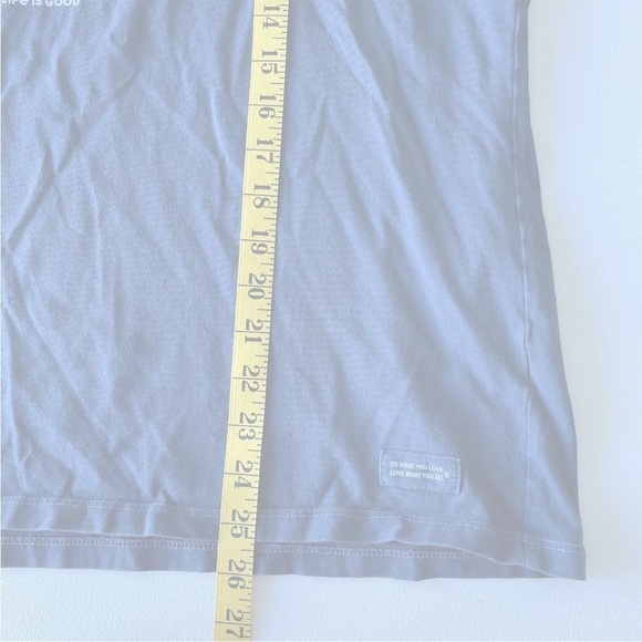 Life Is Good Women's Crusher T Shirt LS Love Your Neighbor Snow Flake Blue XL - Picture 7 of 9